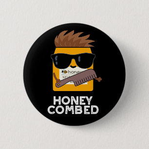 Honung Combed Funny Honung Pun Mörk BG Knapp