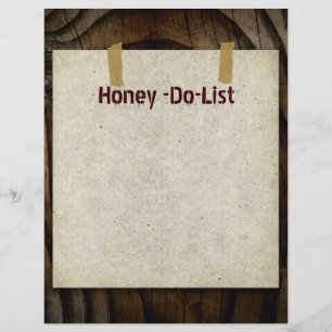 Honung-Do-List Letterhead Stationery