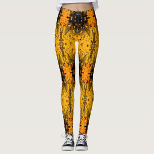 Honung Färgad Kvinnors bensin Leggings