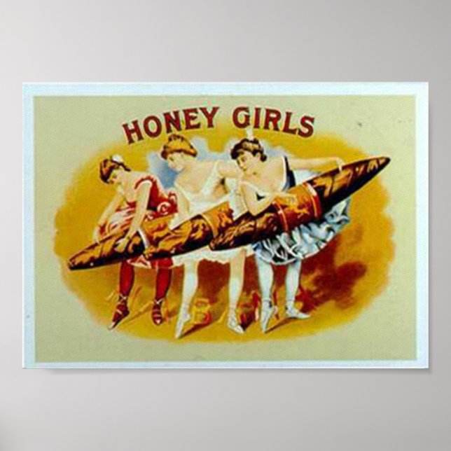 Honung Girls Cigars Poster (Framsidan)