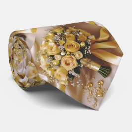 Honung Gul ros Bröllop Bouquet Slips