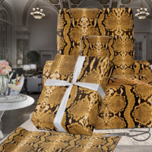 Honung Guld Boa Constritor Snakeskin