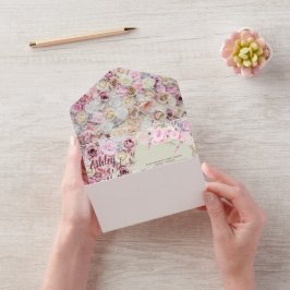 Honung Gult Rosa Blommigt Arch Summer