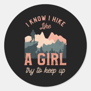 Honung Hiker som jag vet.. Runt Klistermärke