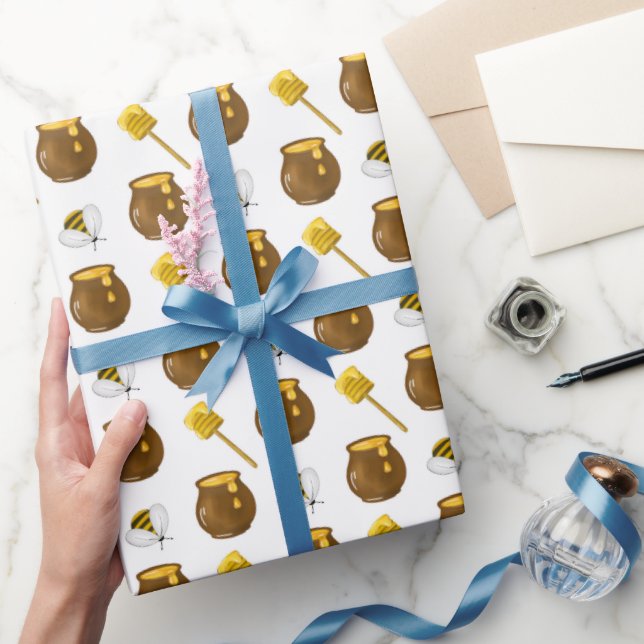 Honung Humla Gnome Mönster Presentpapper (Gifting)