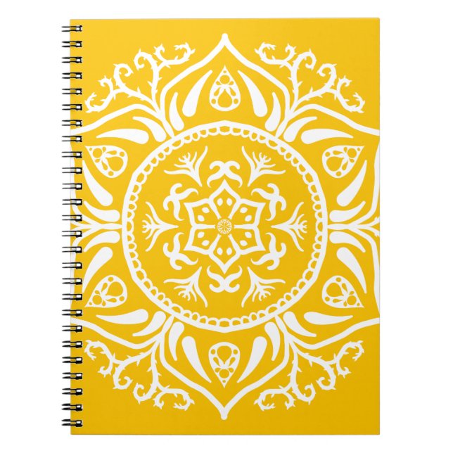Honung Mandala Anteckningsbok (Framsidan)