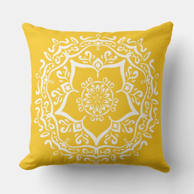 Honung Mandala Kudde (Framsida)