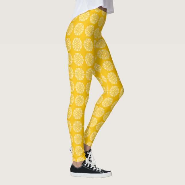 Honung Mandala Leggings (Höger)