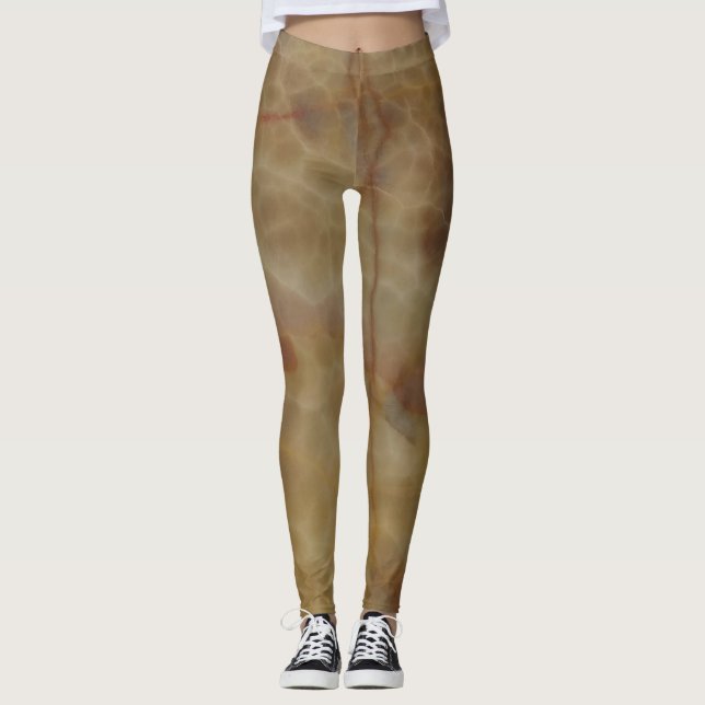 Honung Marble Stone Leggings (Framsida)