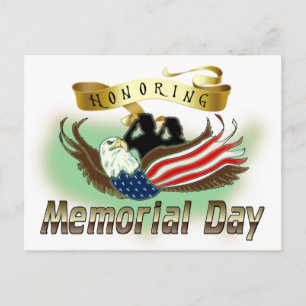 Honung Memorial Day Vykort