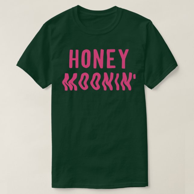 Honung MooninCoolMarried Rosa Tropical Hone T Shirt (Design framsida)