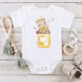 Honung Nalle Baby Bodydräkt T Shirt