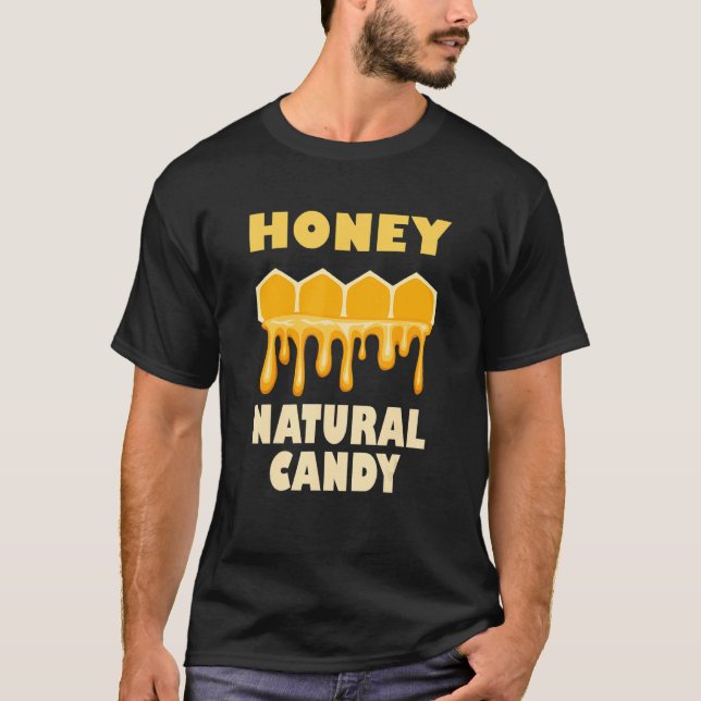 Honung Natature Ironic Slay Cute Bees Wildlife T Shirt (Framsida)
