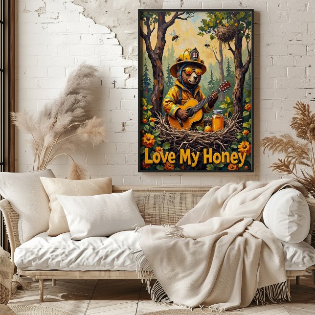 Honung Nest Serenat: Bear's Sweet Tune Poster (Skapare uppladdad)