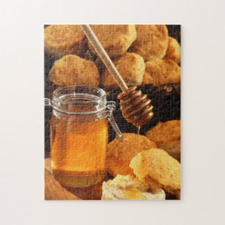 Honung och kexmat pussel