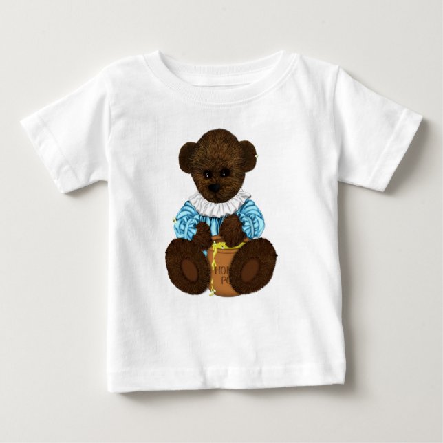 Honung Pot Bear Child's Tshirt (T) Tröja (Framsida)