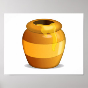 Honung Pot - Emoji Poster