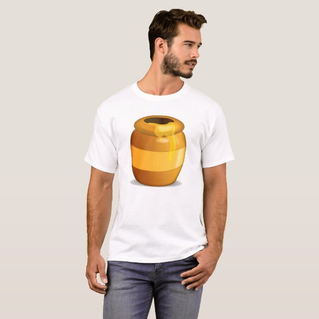 Honung Pot - Emoji Tee Shirt (Hel framsida)