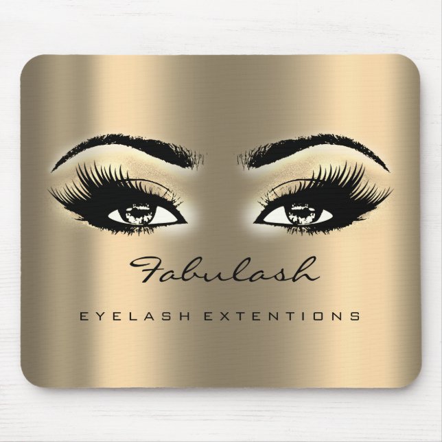 Honung Sepia Guld Makeup Artist Beauty Lash Musmatta (Framsidan)