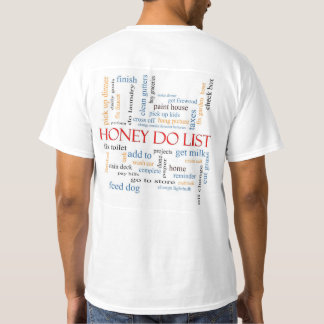 Honung som ska göras, listar skjortan tee shirt