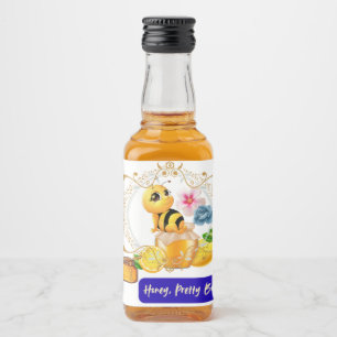 Honung, Söt Bee Spritflaskor Etikett