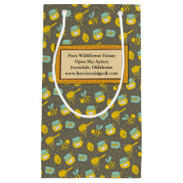 Honung Spoon Mönster är märkt