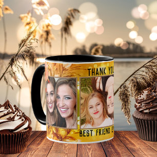 Honung Sweet Best Friend Tack Photo Kaffemugg