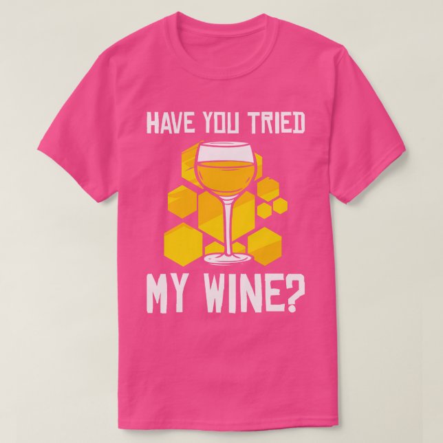Honung Vin Mead Bee Home Brewer Viking T Shirt (Design framsida)