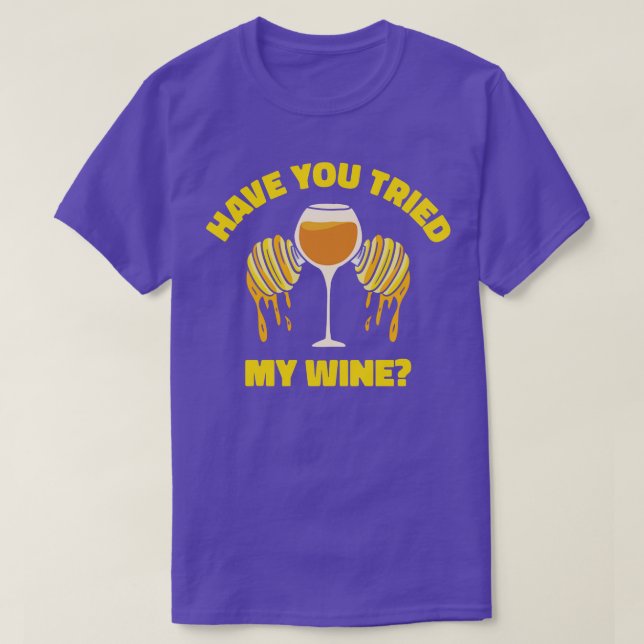 Honung Vin Mead Bee Home Brewer Viking T Shirt (Design framsida)