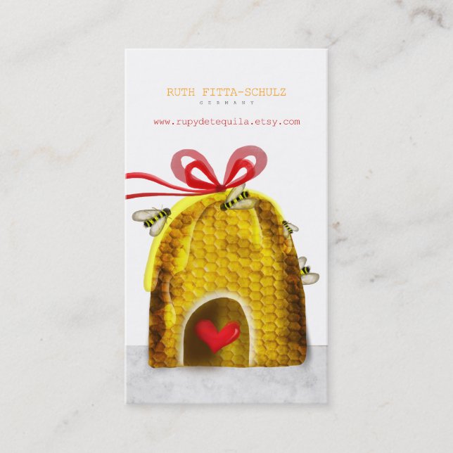 Honung Visitkort (Framsida)