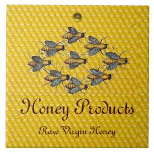 HONUNGA BIN/NÖTKÖPER KÖTTKÖP APIARY KAKELPLATTA