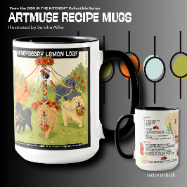 HONUNGBÄR LEMONKAKA Chow Art Muse Recept Mugg