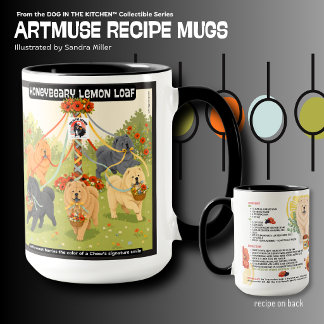 HONUNGBÄR LEMONKAKA Chow Art Muse Recept Mugg