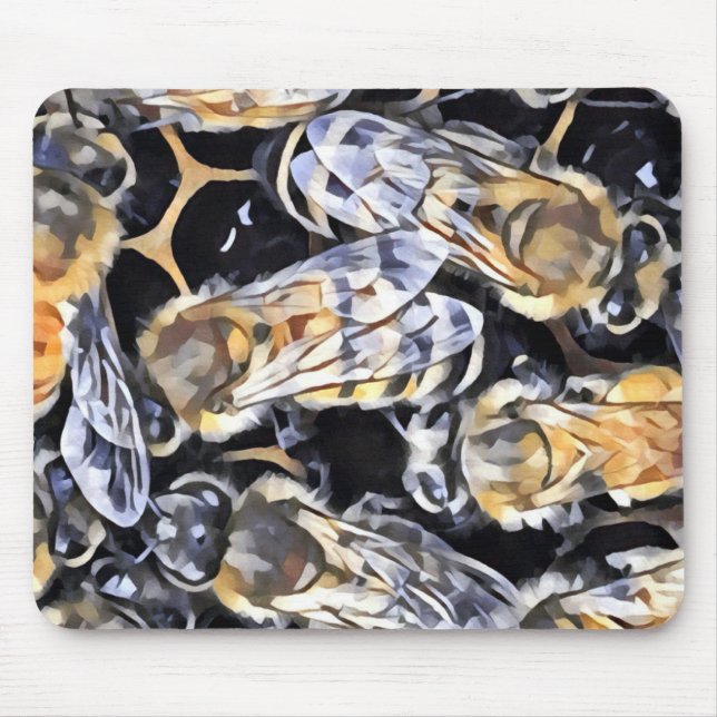 HonungBee Mousepad Musmatta (Framsidan)