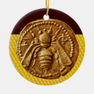HONUNGBI, BEEKEPER JULGRANSPRYDNAD KERAMIK