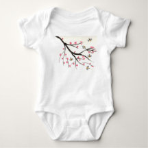 Honungbi och körsbärsröd blommarbabyTutu