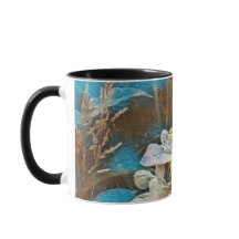 Honungbi på en Spiderwart mugg