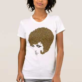 Honungbibikupan Hår-gör T-skjortan T-shirt