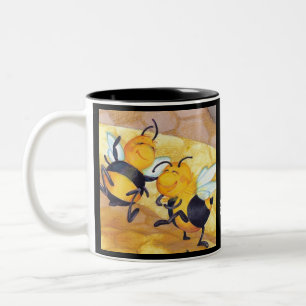Honungbidans/mugg Två-Tonad Mugg