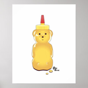 Honungbjörnaffisch Poster