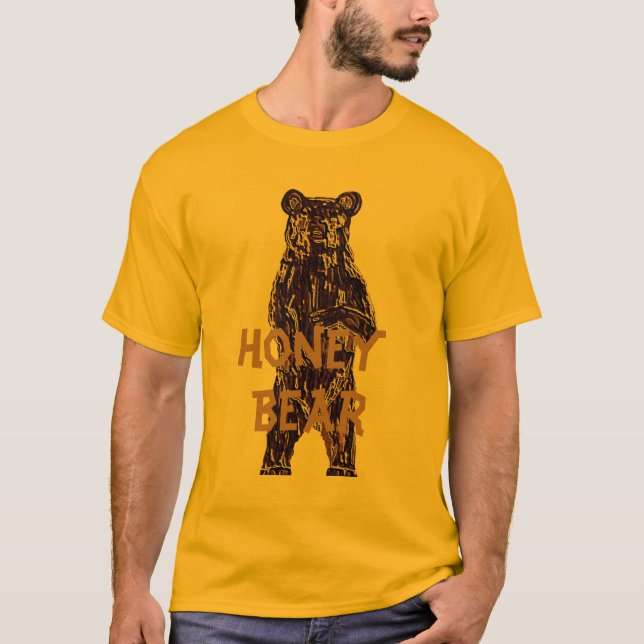 Honungbjörnskjorta T-shirt (Framsida)