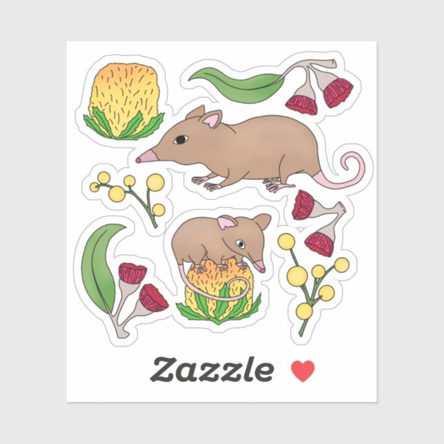 Honungs pungmus klistermärken (Ark)