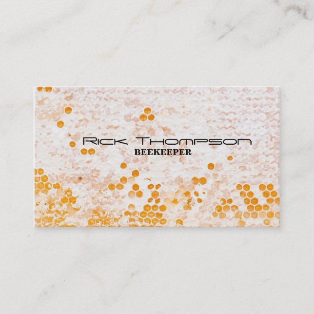 Honungsäljare/den avlägsna bonden för Beekeeperbi Visitkort (Framsida)
