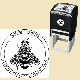 Honungsbee Apiary Självfärgande Stämpel
