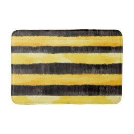 HonungsBee Black Guld Gult jul Badrumsmatta