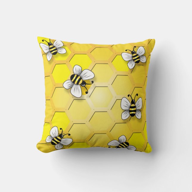 Honungsbee Pillow Kudde (Framsida)