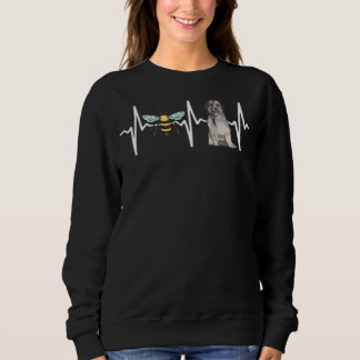 Honungsbee Pyrenean Shepherd Heartslag Hund T Shirt