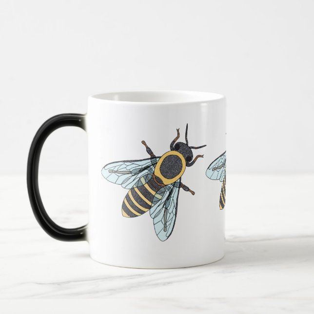 Honungsbi (310g) - Föränderlig Mugg (Vänster)