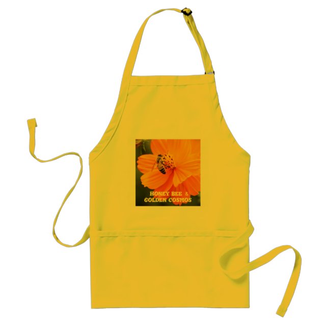 Honungsbi & Golden Cosmos [Standard Apron] Förkläde (Framsidan)