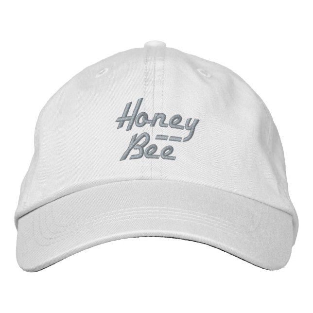 HONUNGSBI hatt Broderad Keps (Framsida)